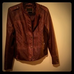 Faux Leather Jacket